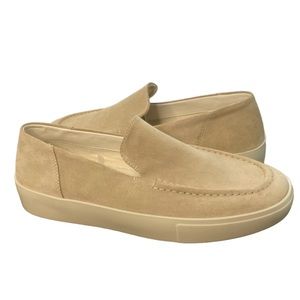 Zara Cream Men's Casual Suede Loafers Size 43